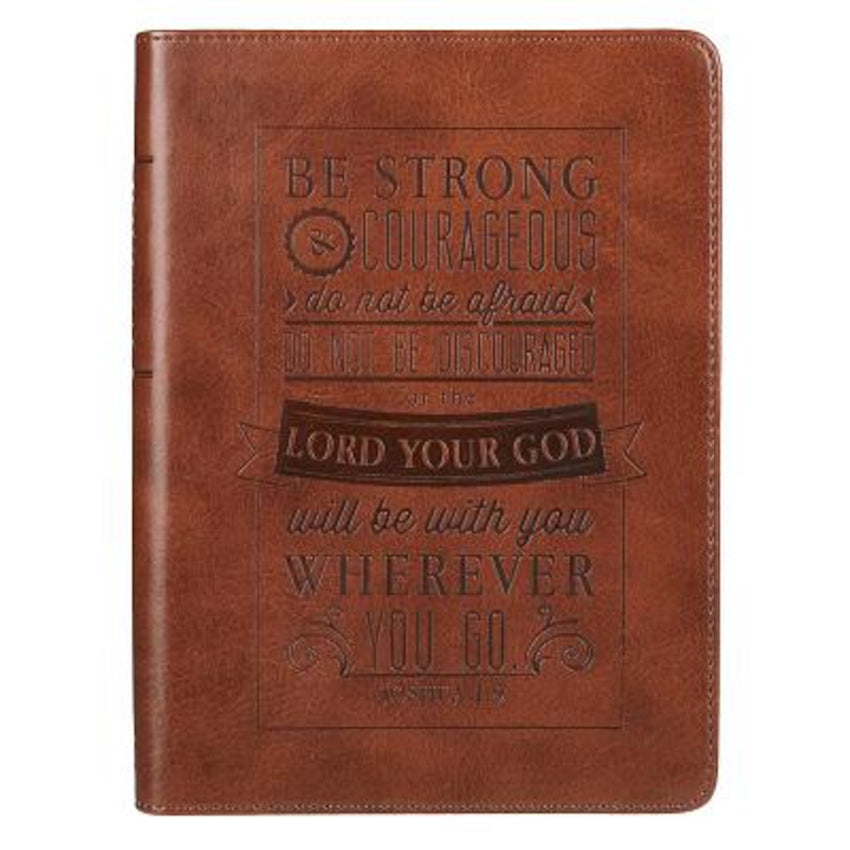 Joshua 1:9 Inspirational Scripture | Notebook w/Ribbon