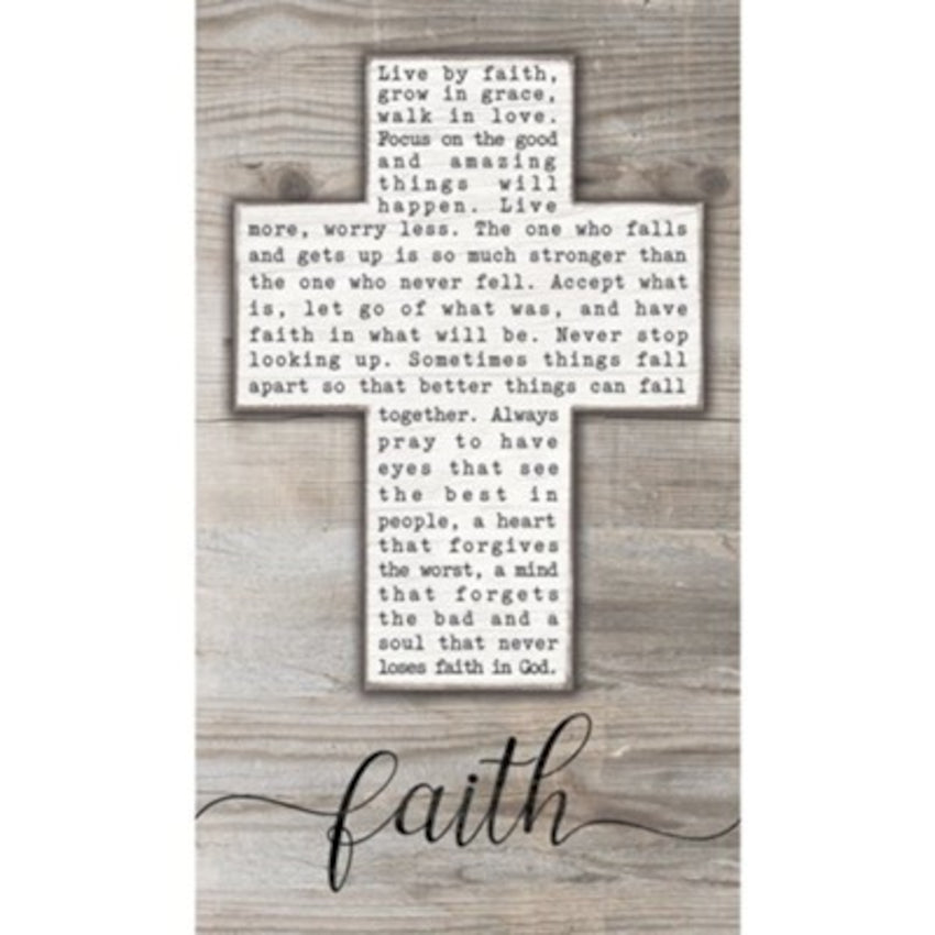 Faith Cross Wall Plaque