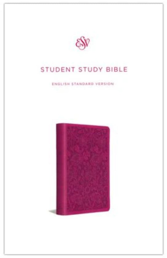 ESV Student Study Bible Trutone, Berry Floral Design