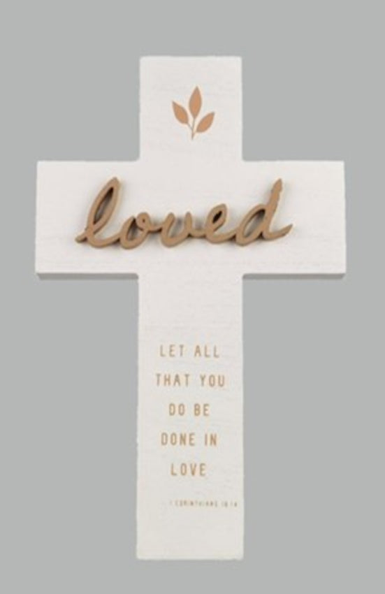 Loved | Wooden Cross