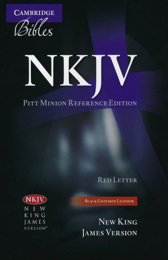 NKJV Pitt Minion Reference Bible, Black Goatskin Leather