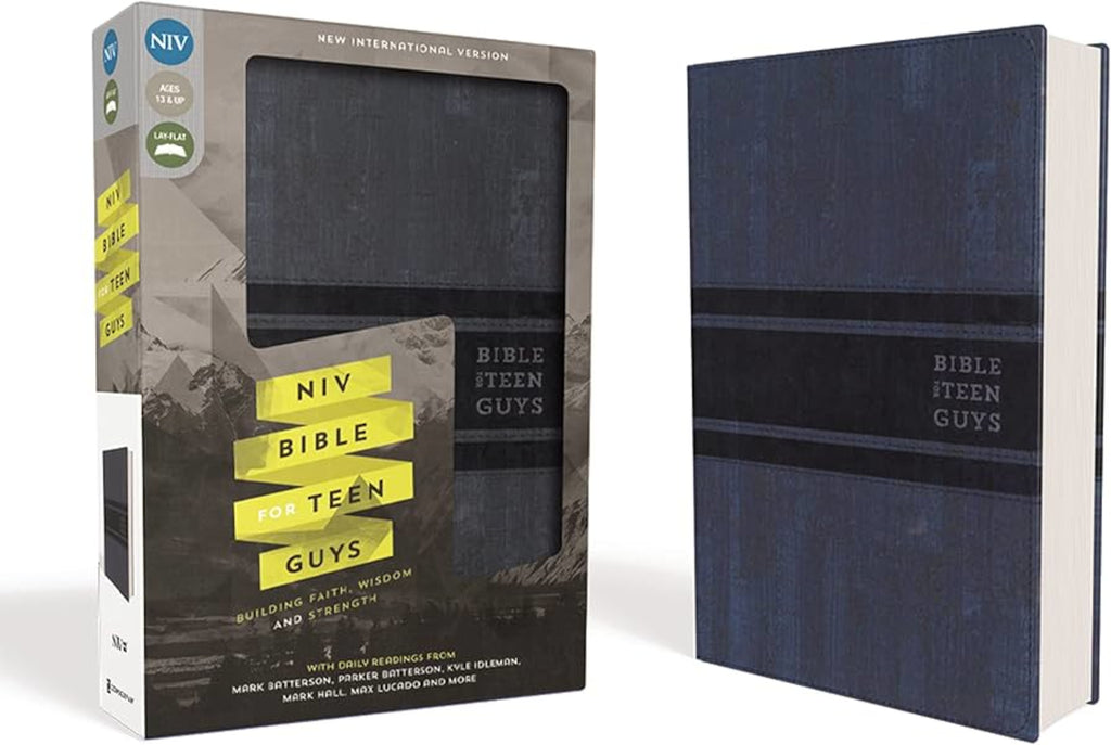 NIV, Bible for Teen Guys, Leathersoft, Blue