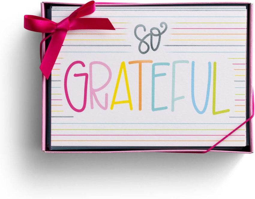 So Grateful | 10 Everyday Blank Note Card Set with Envelopes