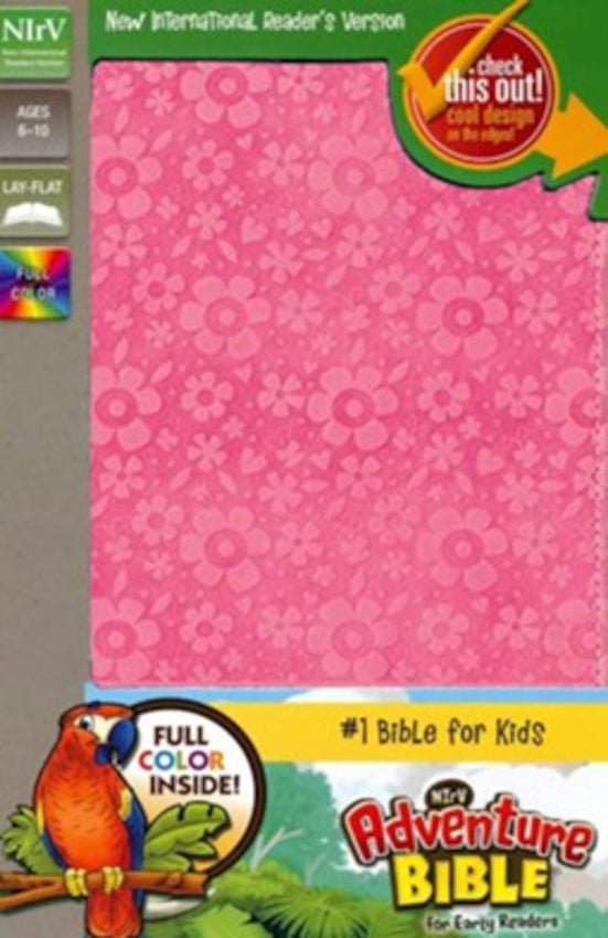 NIrV, Adventure Bible for Early Readers, Leathersoft, Pink