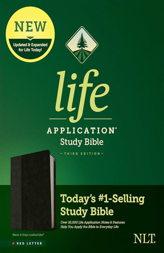 NLT Life Application Study Bible, Third Edition, Black/Onyx