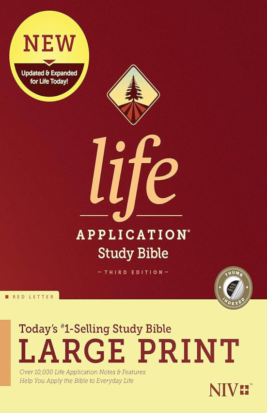 NIV Life Application Study Bible, Third Edition, Large Print