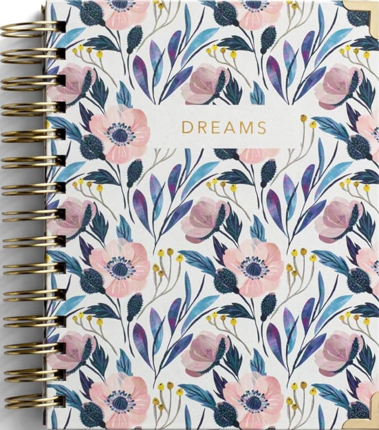 Dreams Spiral Floral Scripture Journal with The Comfort Promises