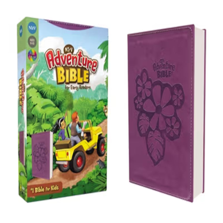 NIrV Adventure Bible for Early Readers, Leathersoft, Purple