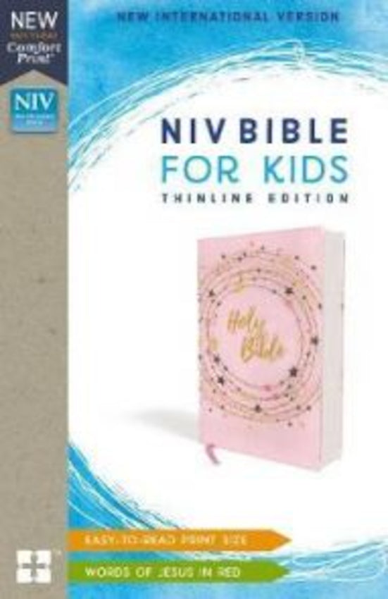 NIV Bible for Kids Flexcover Pink/Gold Thinline Ed