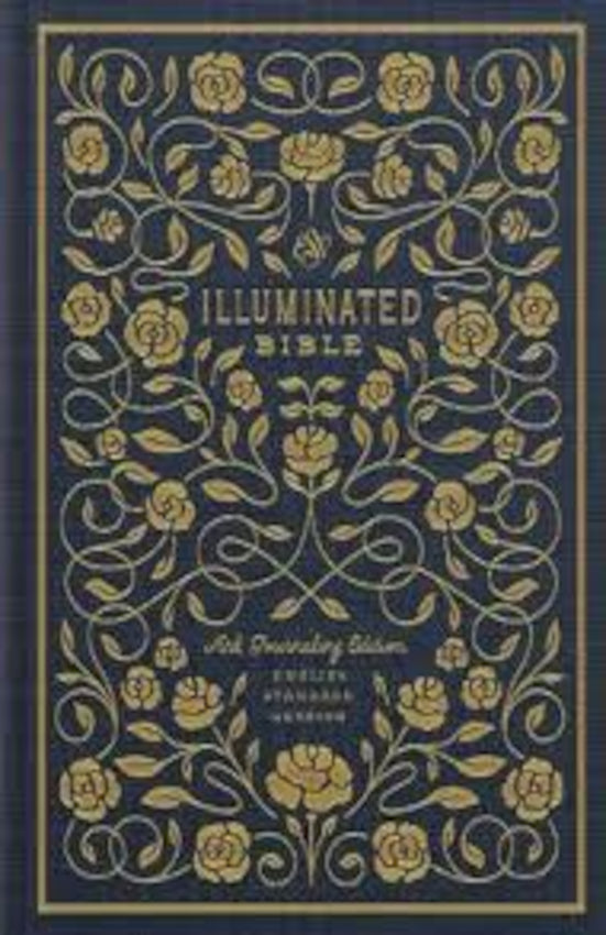 ESV Illuminated Bible Art Journaling Ed Navy