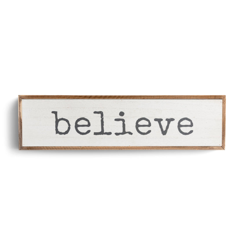 Believe | Wooden Framed Wall Art