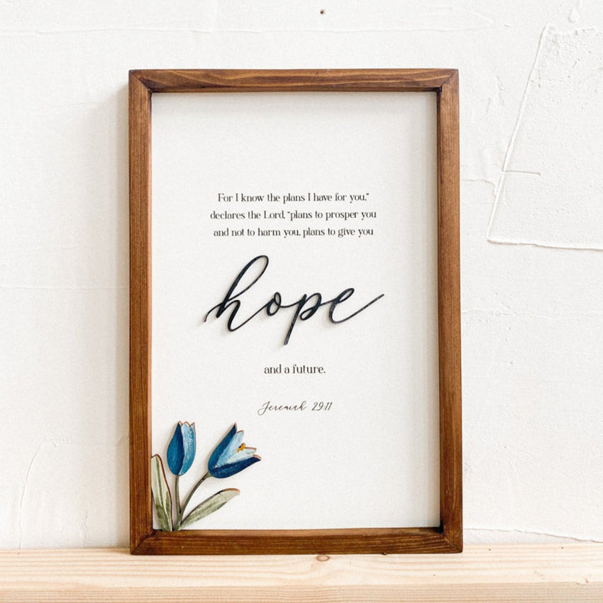 Blessed Be | HOPE {Pink flower}