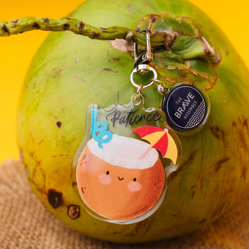 TBA Fruity Keychain / Patience (Coconut)