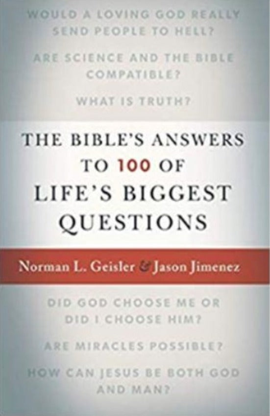 The Bible's Answers to 100 of Life's Biggest Questions, Paperback