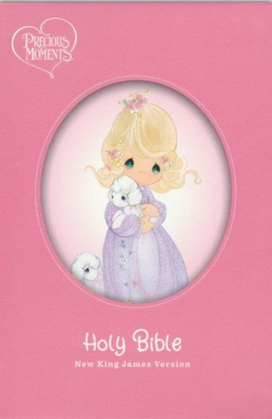 NKJV, Precious Moments Small Hands Bible Pink, HC, EN