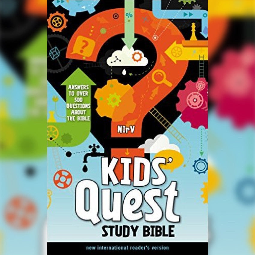 NIrV Kids' Quest Study Bible, Hardcover, English